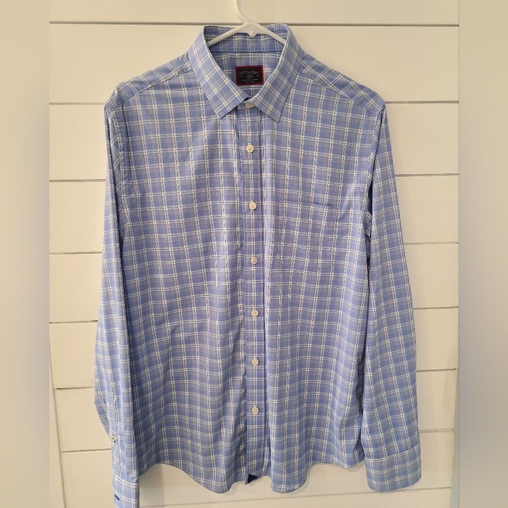 UNTUCKit long sleeve plaid shirt